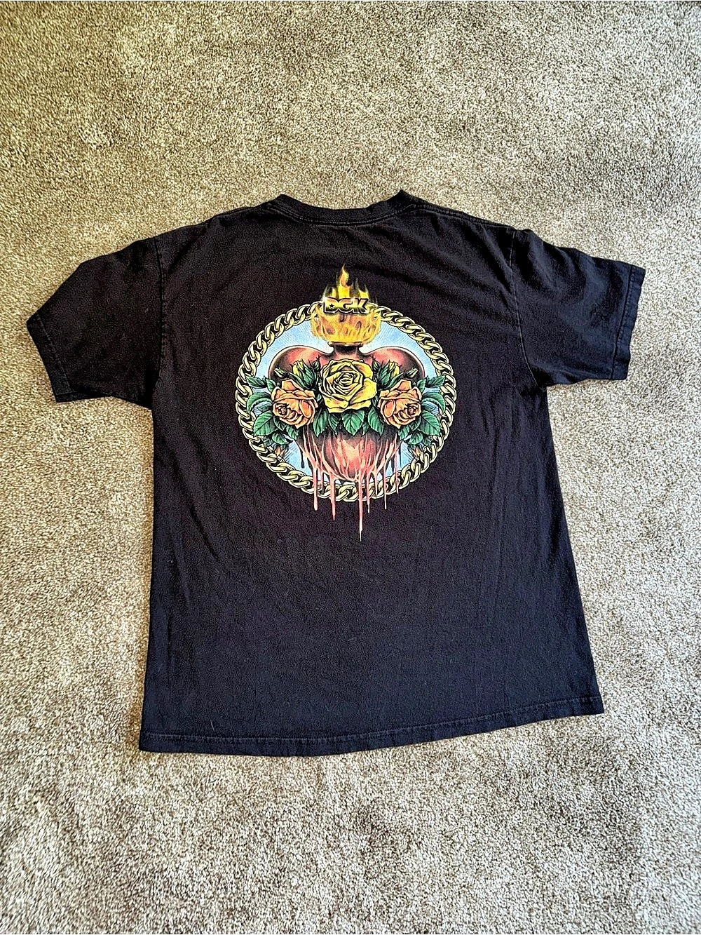 DGK Graphic Short Sleeve Tee Size Large Black